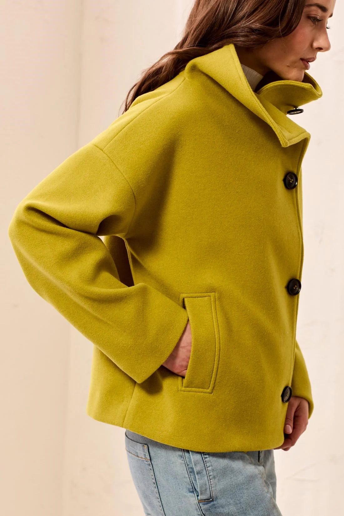 Lofty Chic Funnel Neck Jacket - Equinoxgold