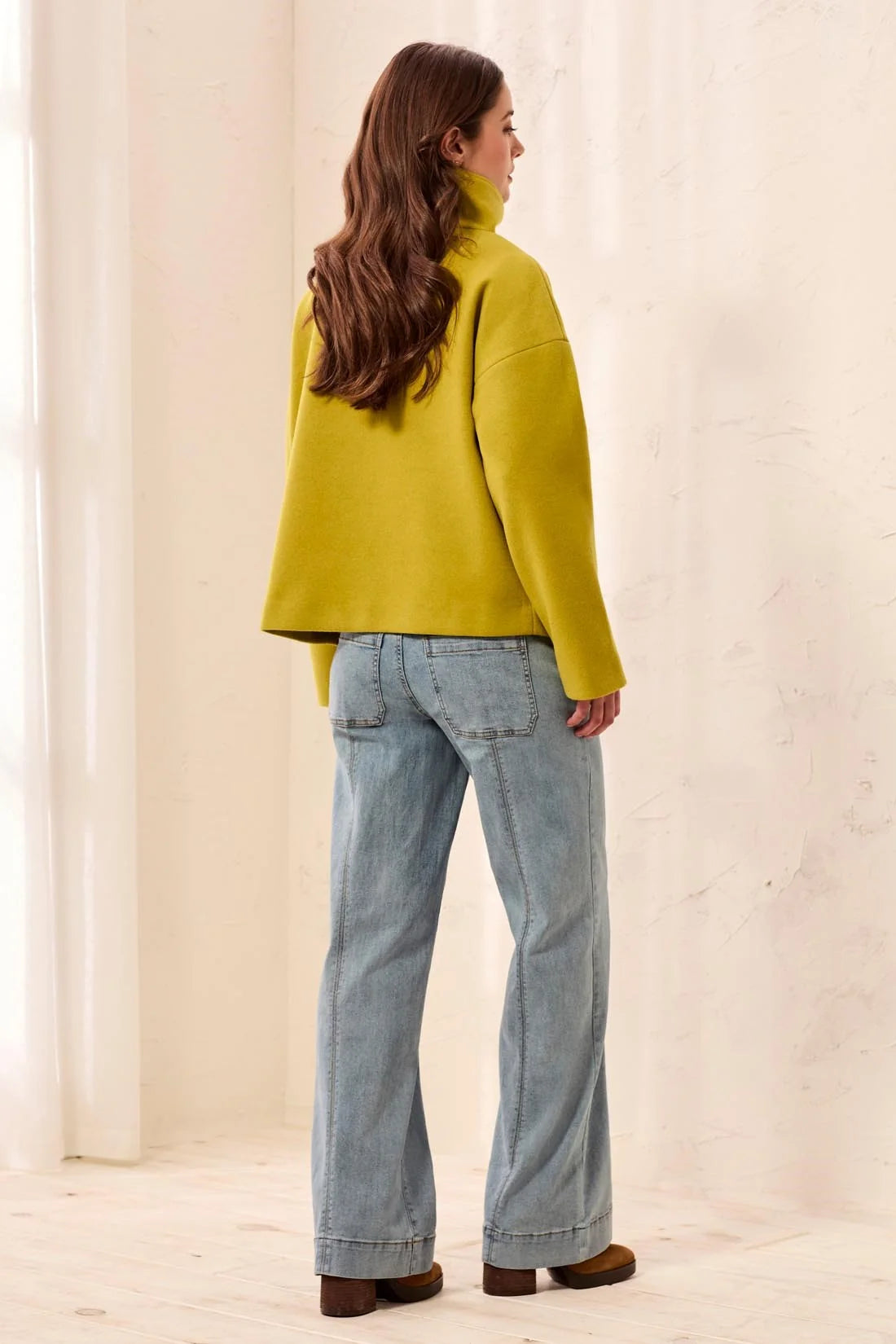 Lofty Chic Funnel Neck Jacket - Equinoxgold