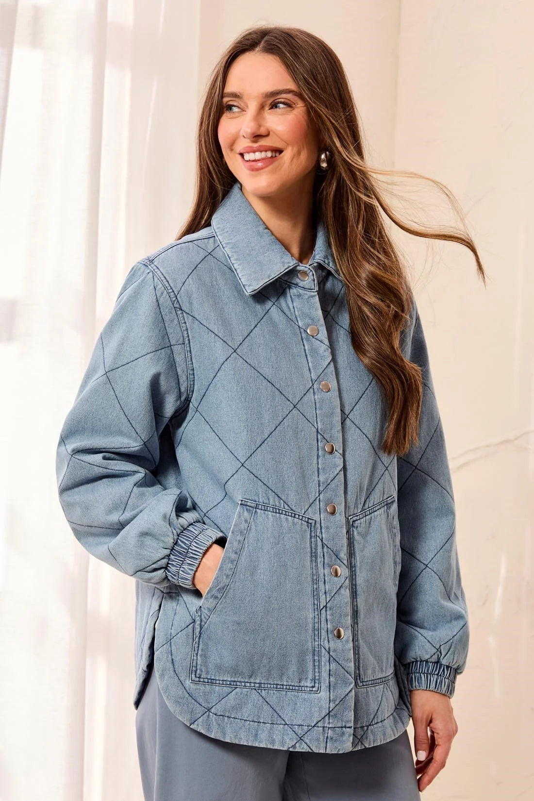 Skylight Denim Quilted Jacket