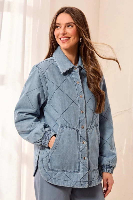 Skylight Denim Quilted Jacket