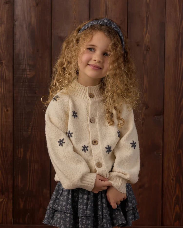 Tulip Midnight Daisy Cardigan
