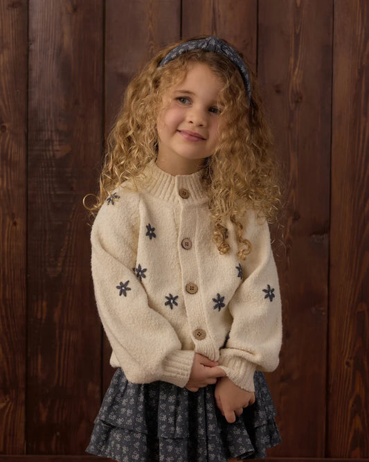 Tulip Midnight Daisy Cardigan