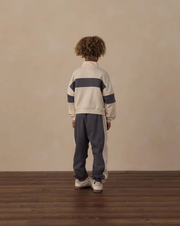Panel Stripe Outdoor Club Half Zip