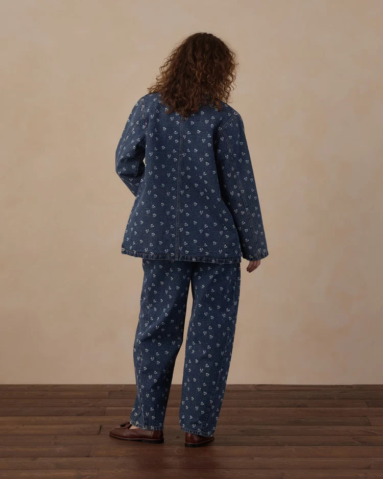 Women’s Heart Ditsy denim Chore Coat