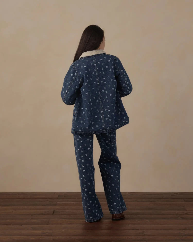 Teen Heart Ditsy Chore Coat