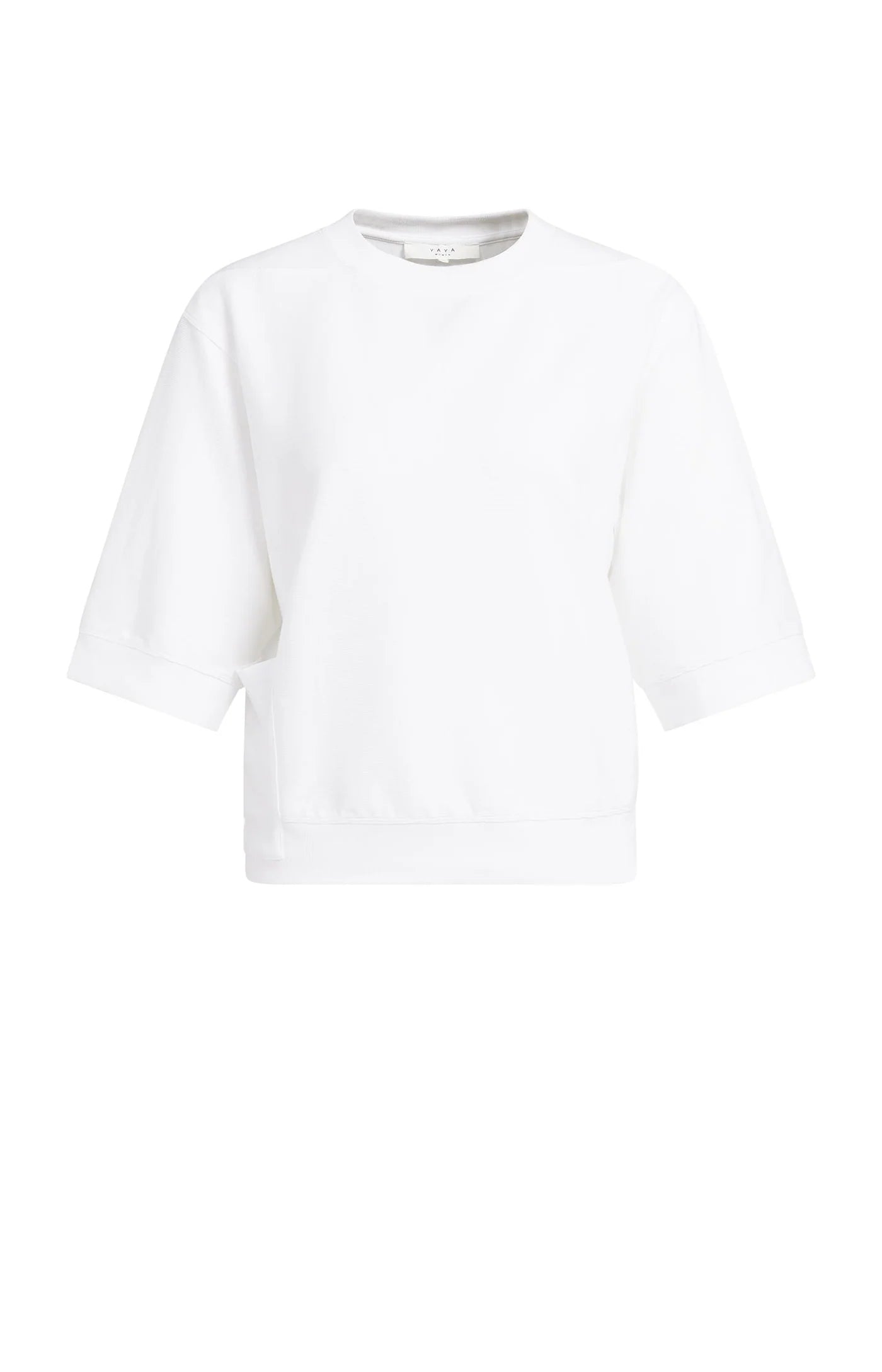 Short Sleeve Jersey Ribbed Top