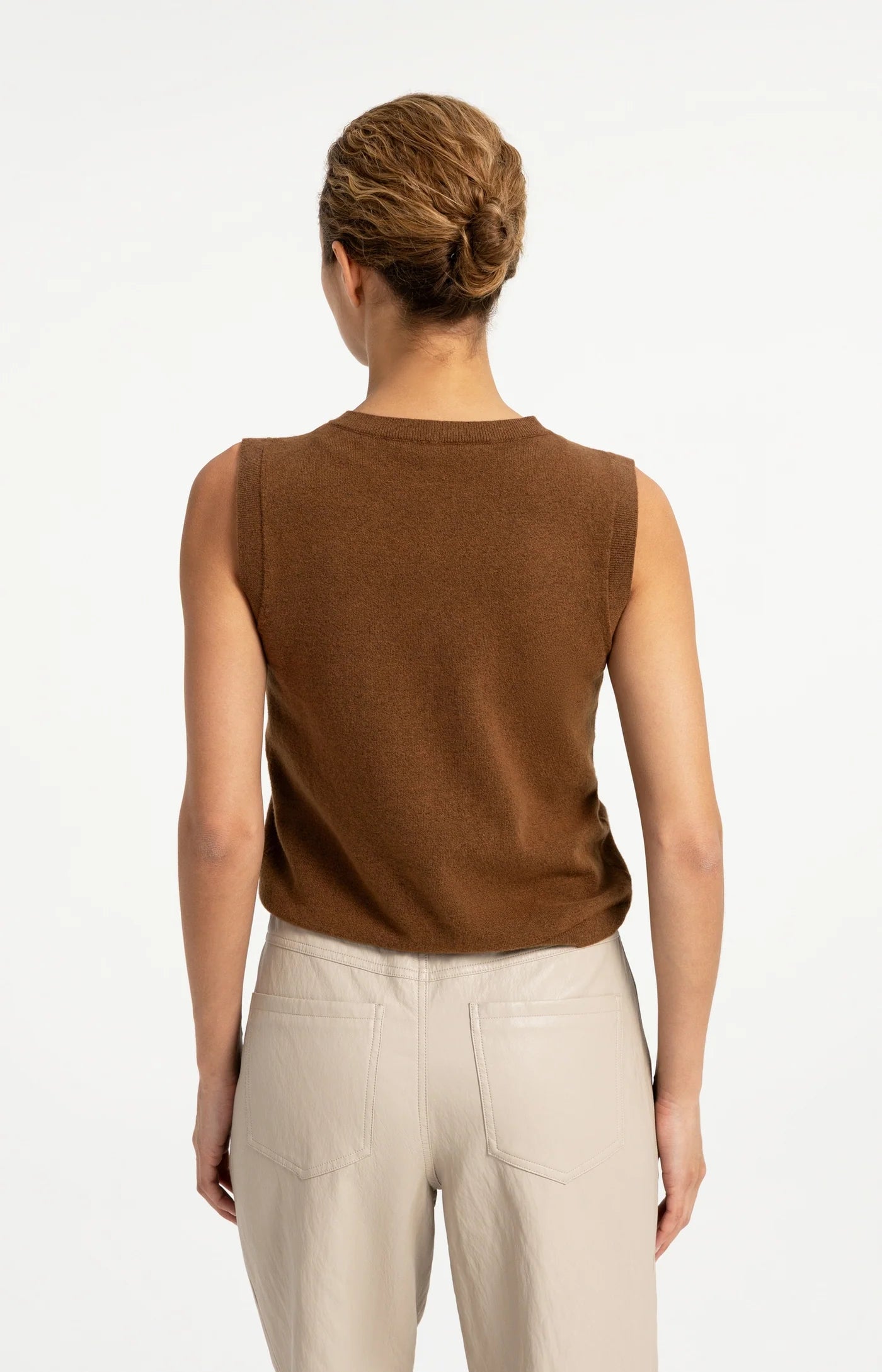 Knitted Spencer With Buttons