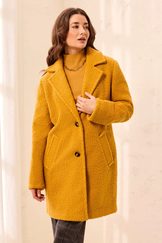 Plush Dress Coat
