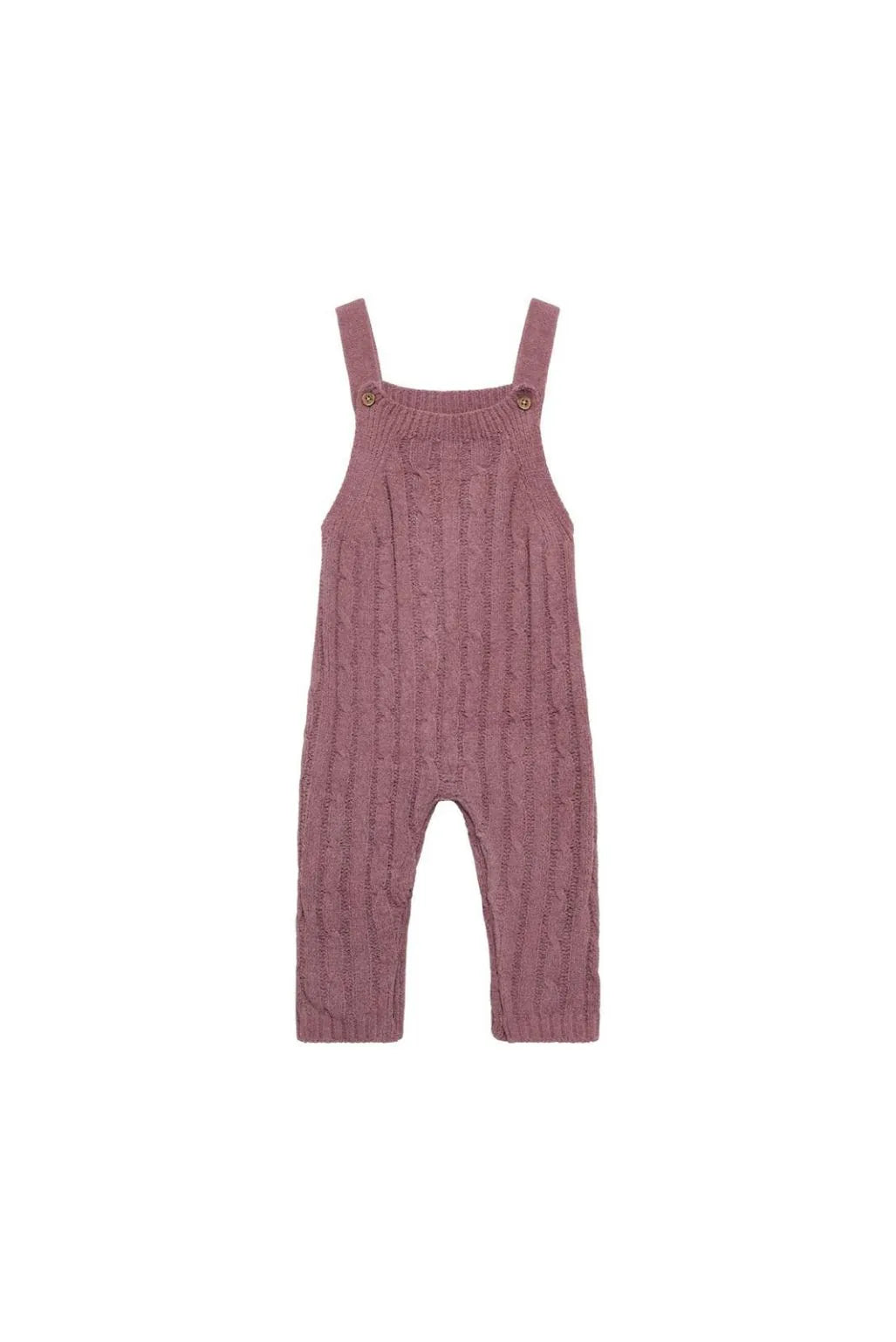 Girls Mauve Dungaree One-Piece