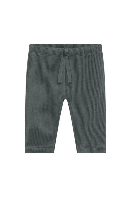 Boys Hunter Green Waffle Knit Pants
