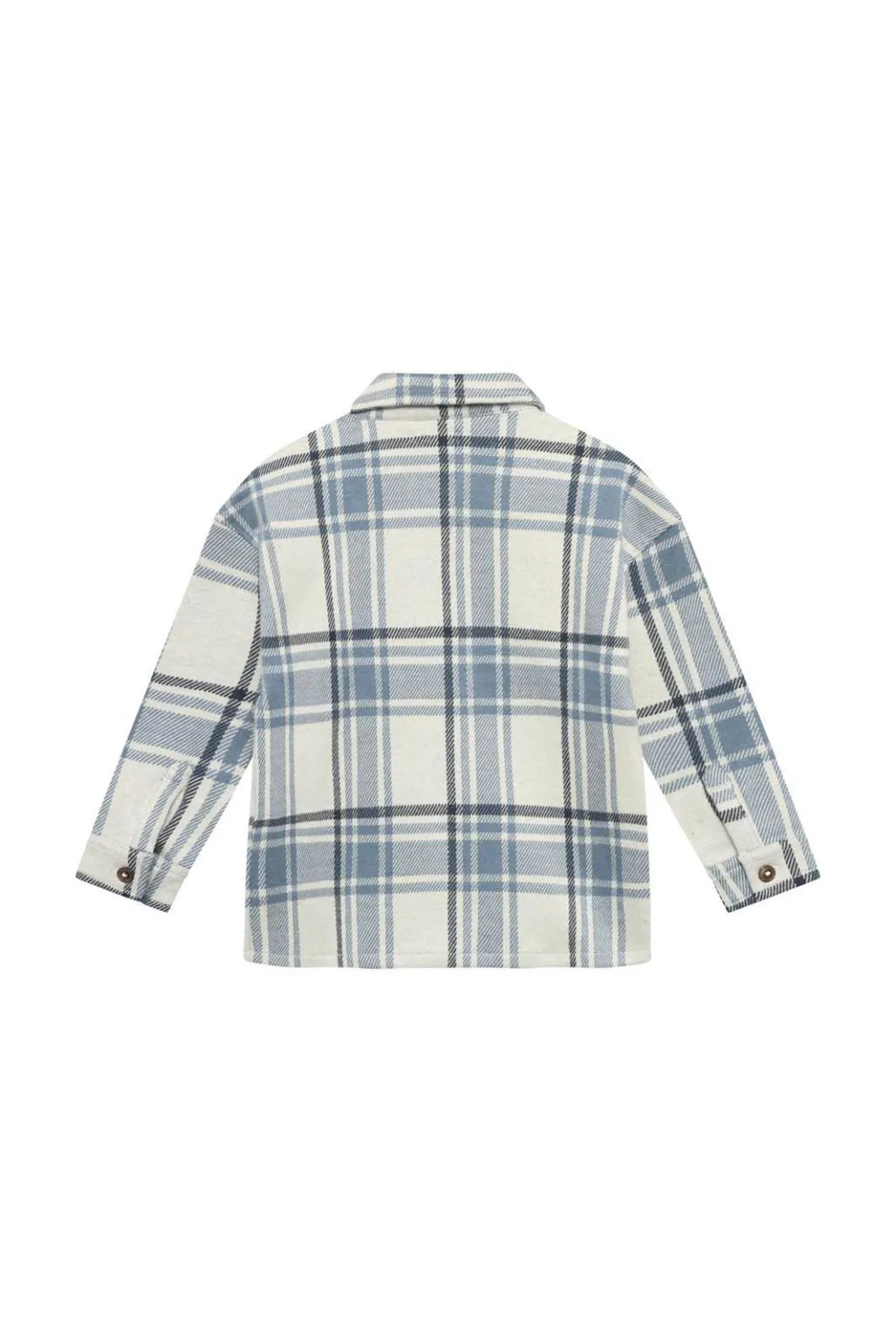Boys Relaxed Plaid Button Front Shirt