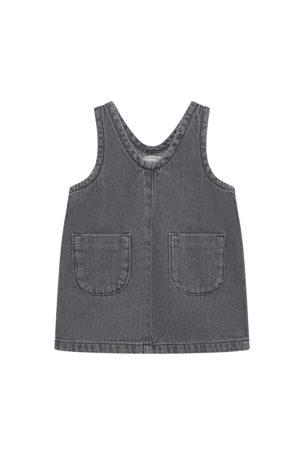 Girls Grey Denim Dress