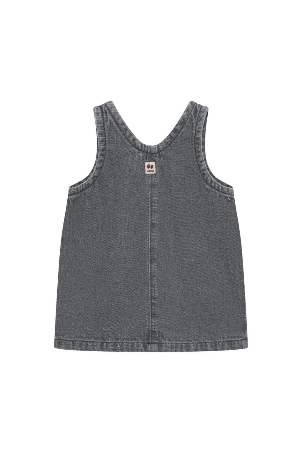Girls Grey Denim Dress
