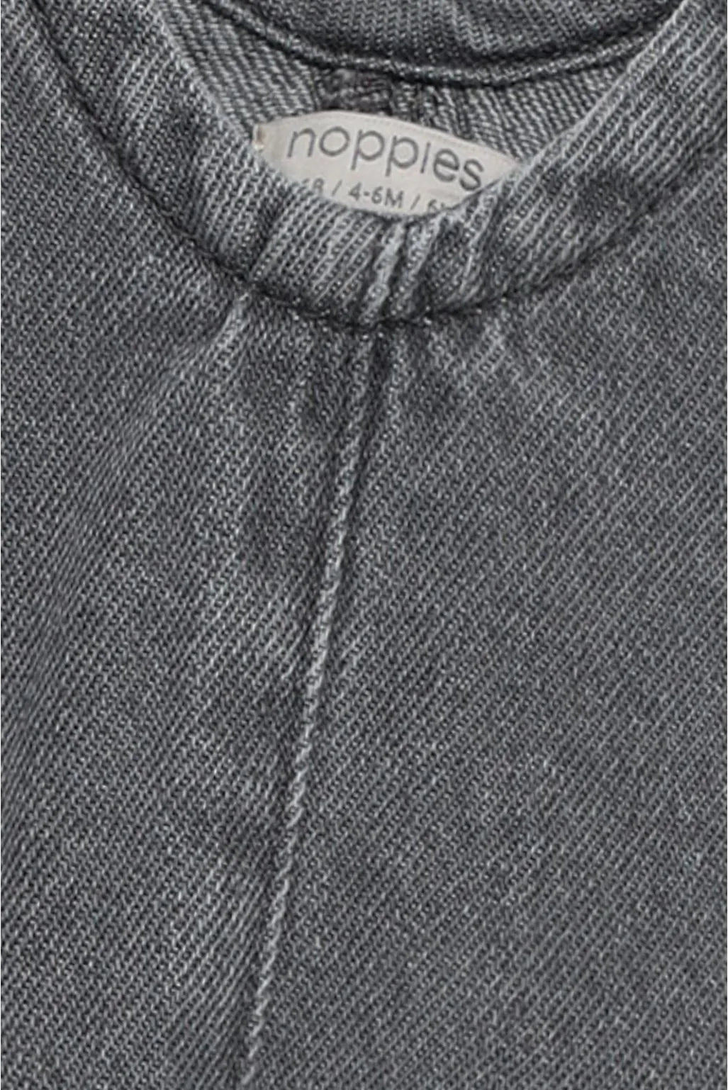 Girls Grey Denim Dress