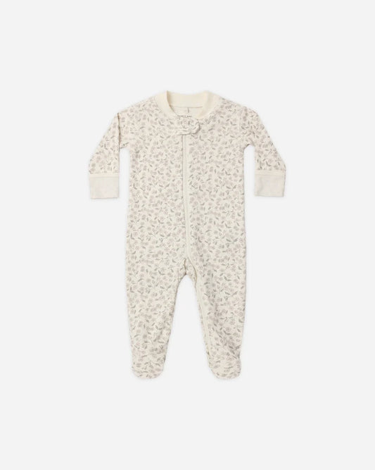 Baby Girls Floral Zip Up Sleeper
