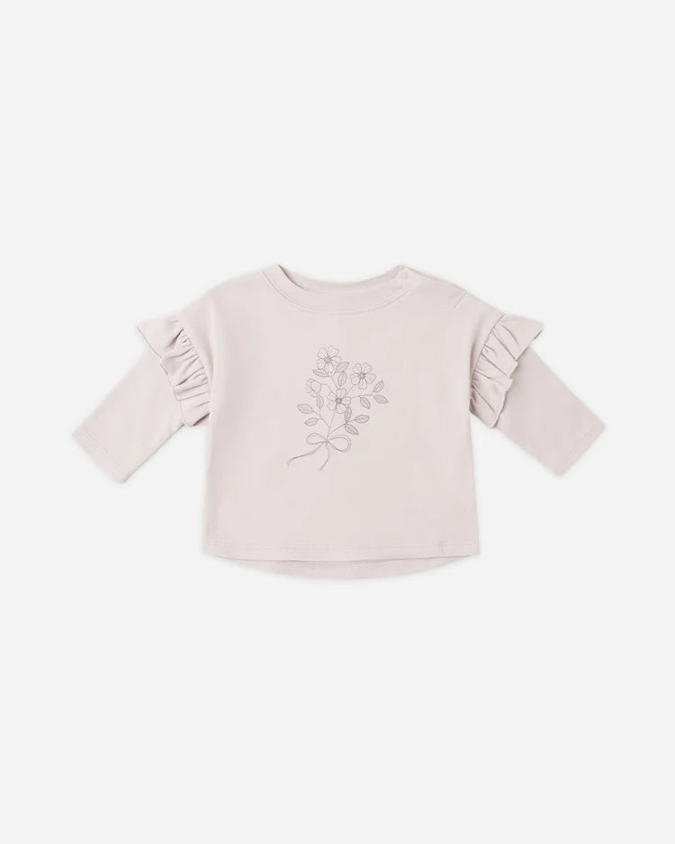 Girls Ruffle Flower Bouquet Longsleeve
