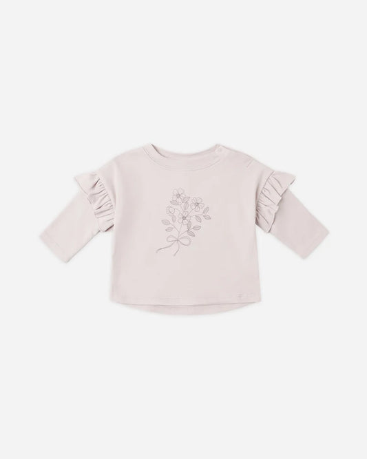 Girls Ruffle Flower Bouquet Longsleeve