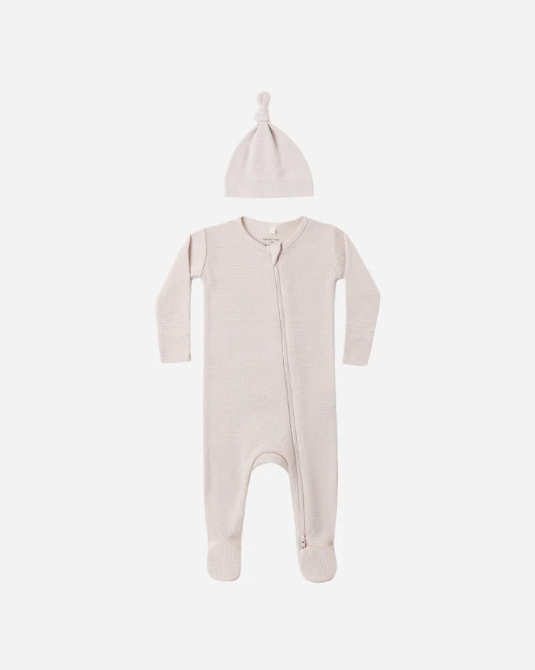 Girls Lilac Waffle Knit Sleep Set
