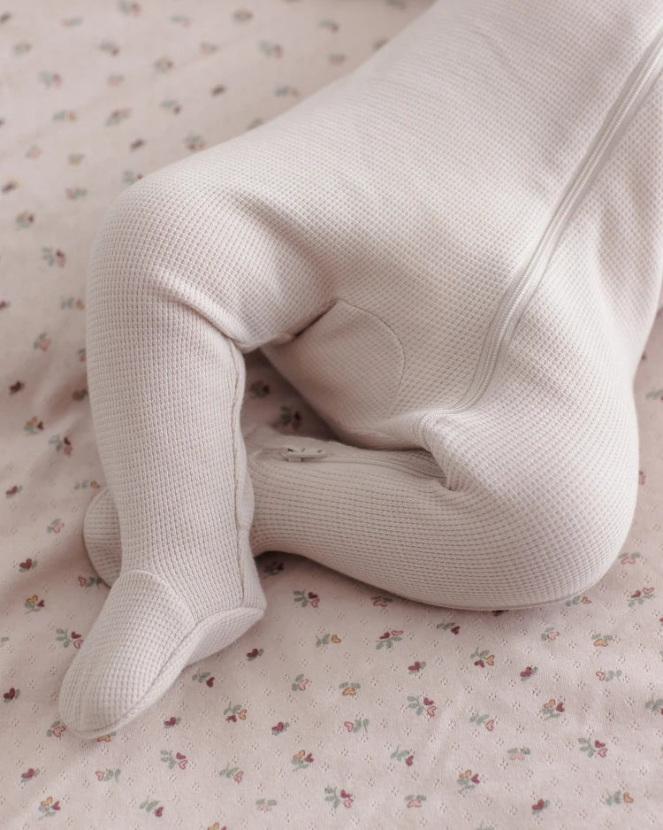 Girls Lilac Waffle Knit Sleep Set