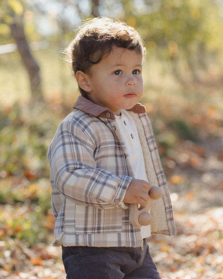 Boys Autumn Plaid Jacket
