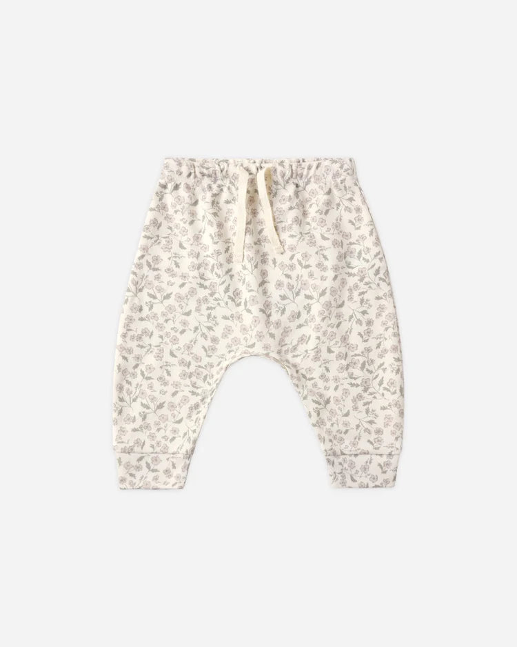Girls Floral Drawstring Pants