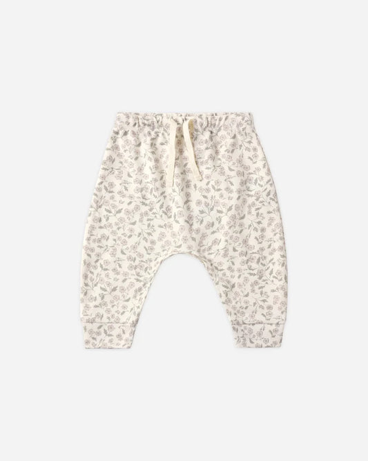 Girls Floral Drawstring Pants