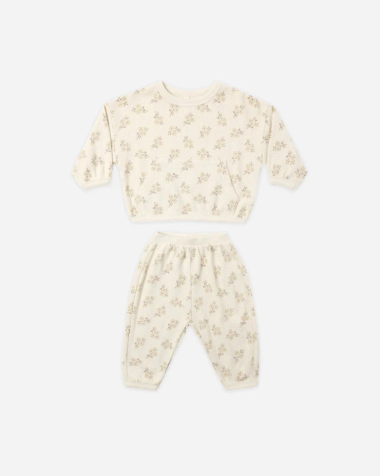 Girls Meadow Waffle Knit Slouch Set
