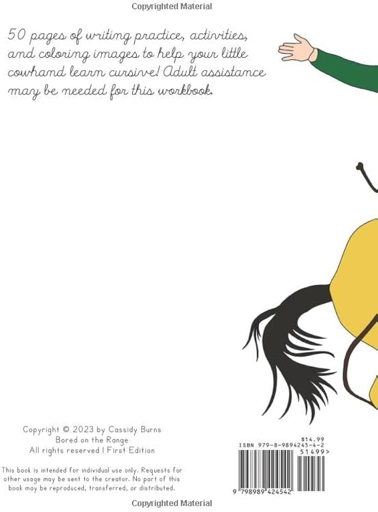 Cursive Handwriting Workbook