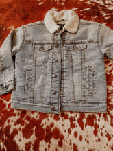 Load image into Gallery viewer, Sherpa Lined Jean Jacket