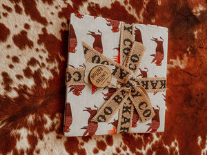 Blanket for baby toddler - Gilmer + Chase buffalo print