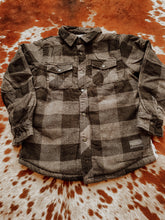Load image into Gallery viewer, Plaid Sherpa lined jacket