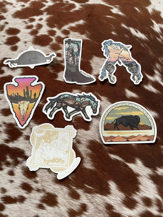 Western Sticker Bundle 1