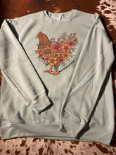 Load image into Gallery viewer, Western Floral Chickens Crewneck