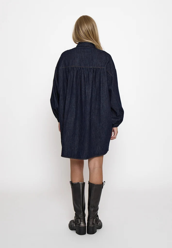 Dark Denim Short Dress