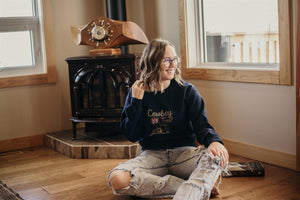 Cowboy Trail Crewneck