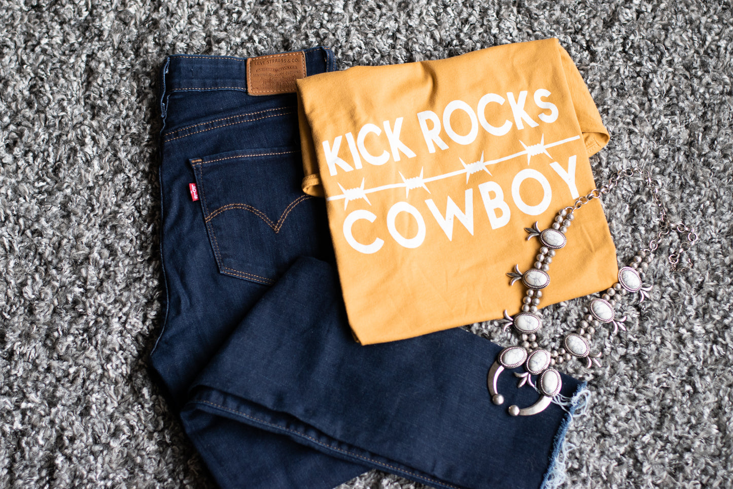 Kick Rocks Cowboy Tee