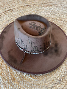 Wild Desert Scene Rancher Hat