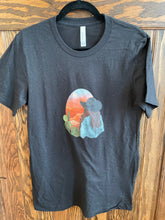 Load image into Gallery viewer, Watercolor Sunset Girl Tee Shirt